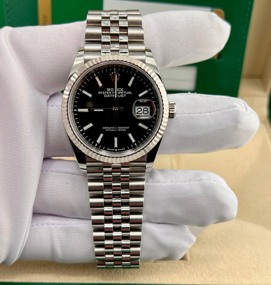 Rolex Datejust 36mm 126234 Black Dial Jubilèe 2020 ITA