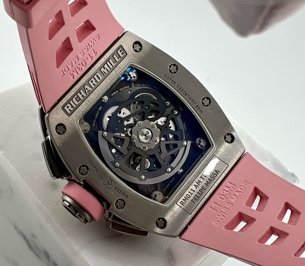 Richard Mille Rm 011 titanium Felipe Massa 50mm full set