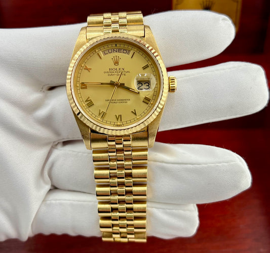 Rolex Day-Date 36mm 18038 1985 Jubilèe No Paper Rolex