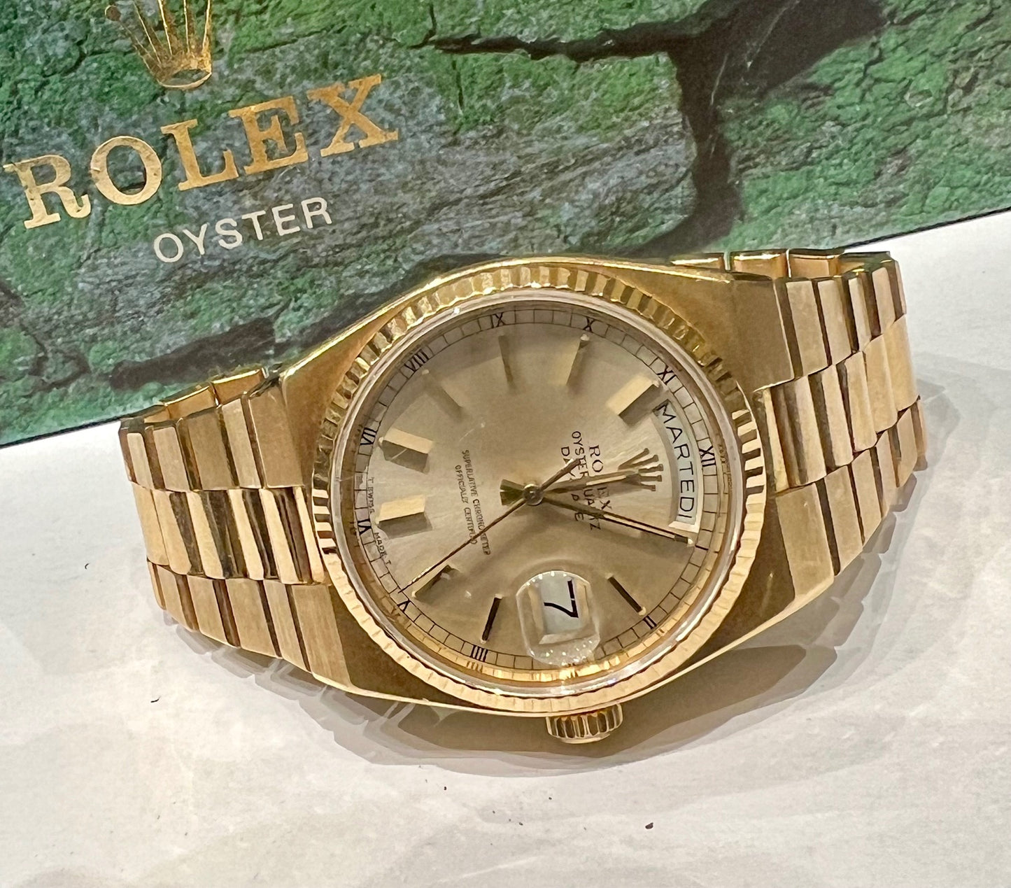 Rolex Day-Date Oysterquartz 19018 Only Watch solo orologio 1978