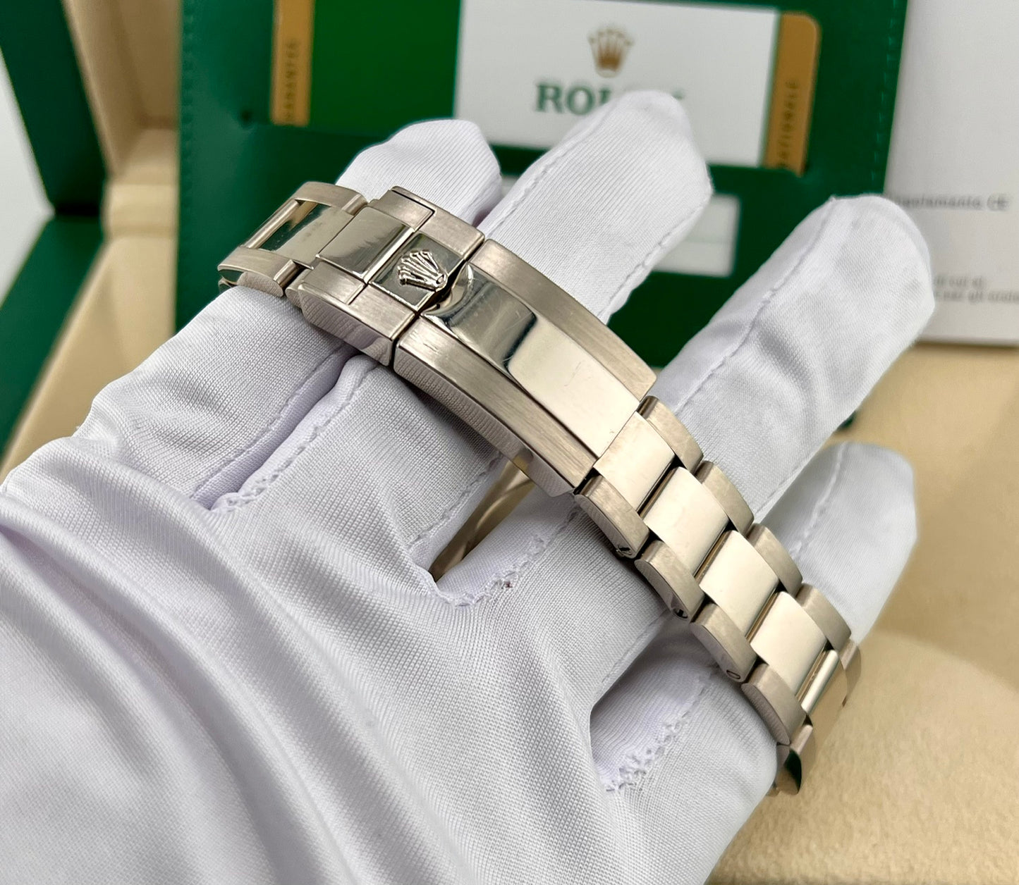 Rolex Daytona 116509 Blue Dial Full Set 2017 ITA 11 links 1/2