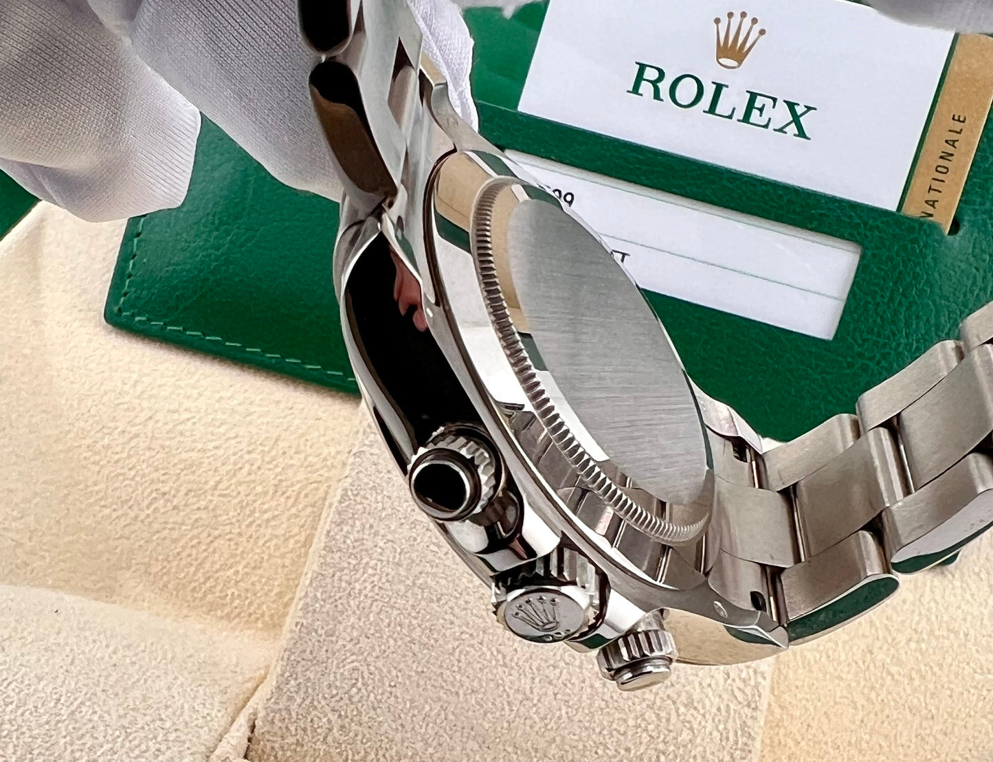 Rolex Daytona 116509 Blue Dial Full Set 2017 ITA 11 links 1/2