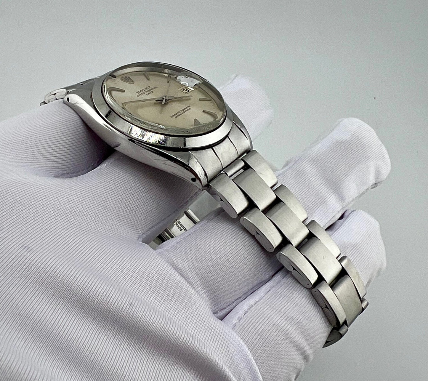 Rolex Oyster Perpetual Date 1500 34mm Plexy 1966 only watch