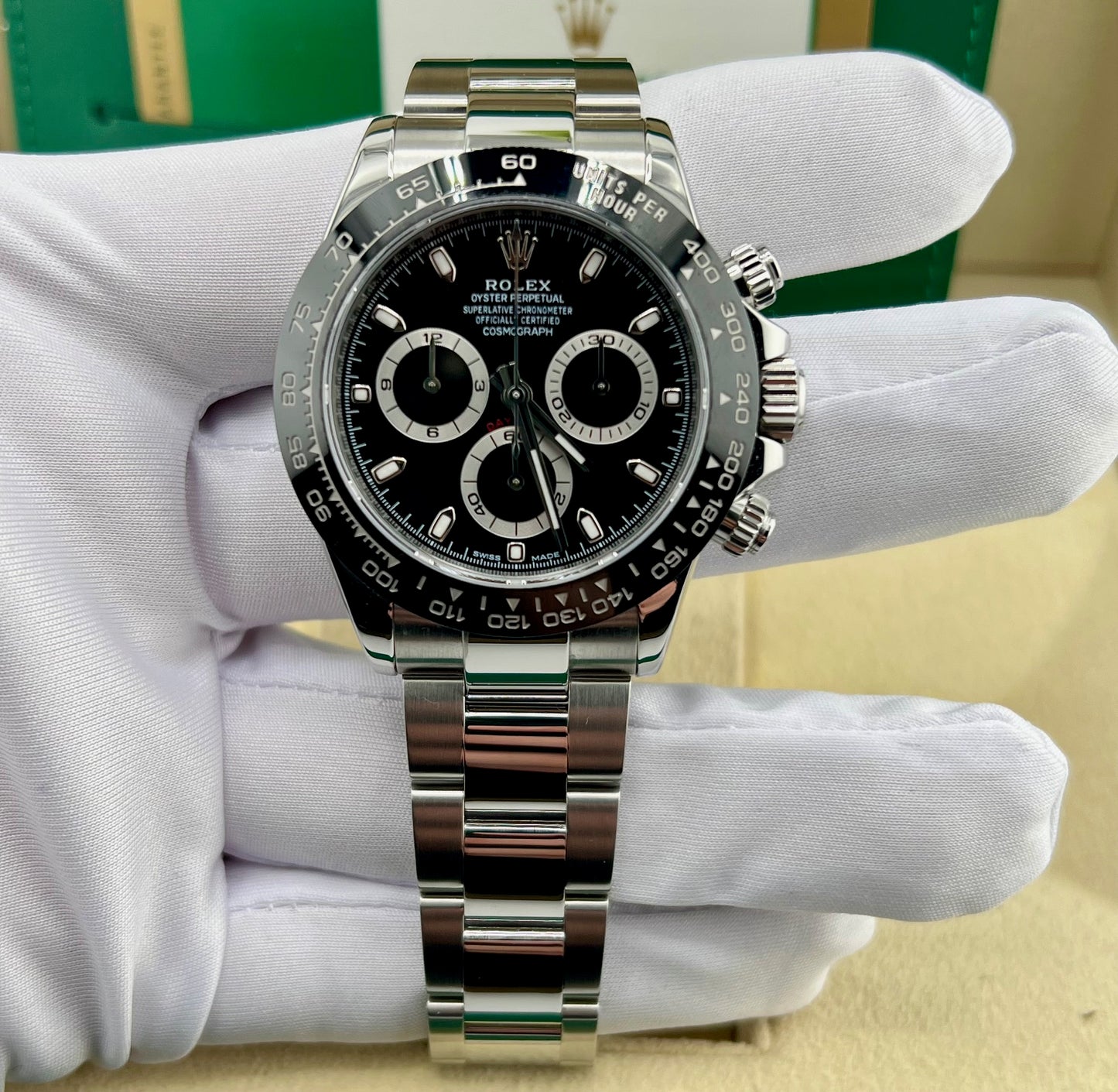 Rolex Daytona 116500LN Black Dial 2018 Full Set