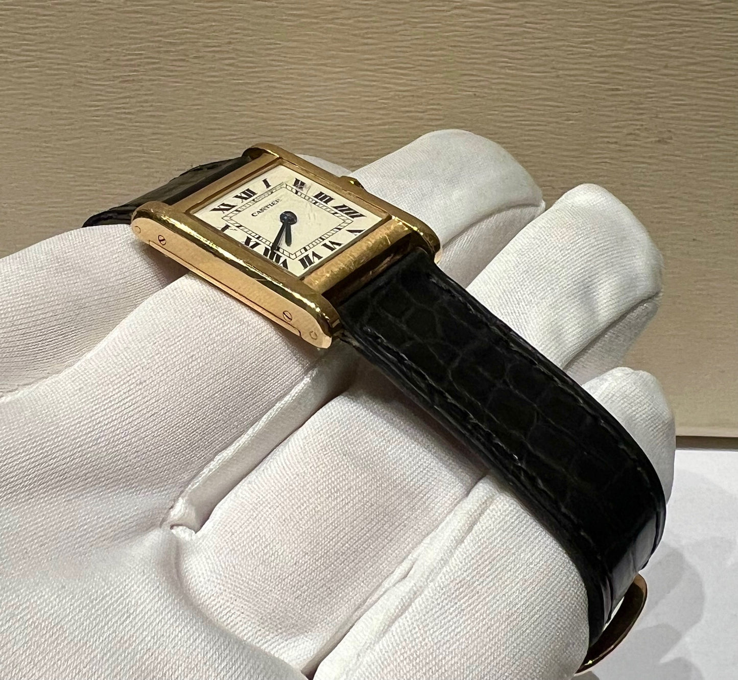 Cartier Tank modello ''Paris Normale'' ref. 78092 only watch solo orologio 23X30mm