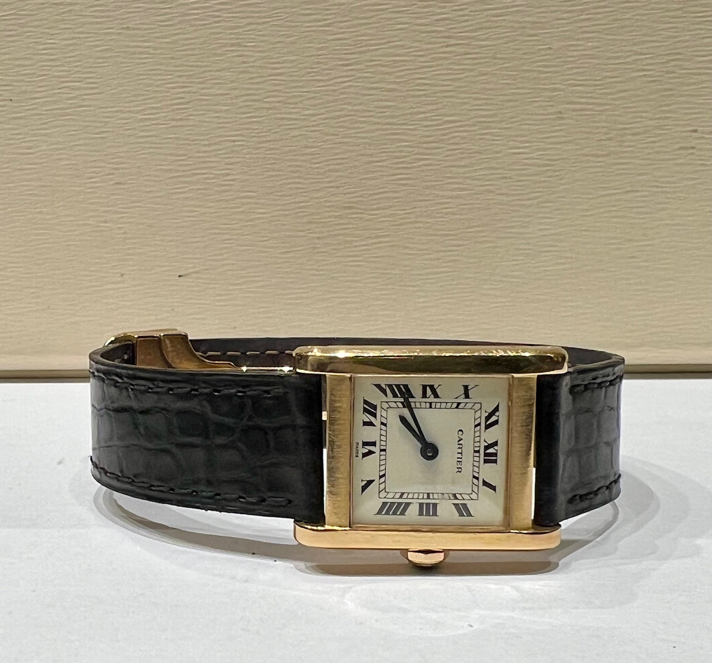 Cartier Tank modello ''Paris Normale'' ref. 78092 only watch solo orologio 23X30mm