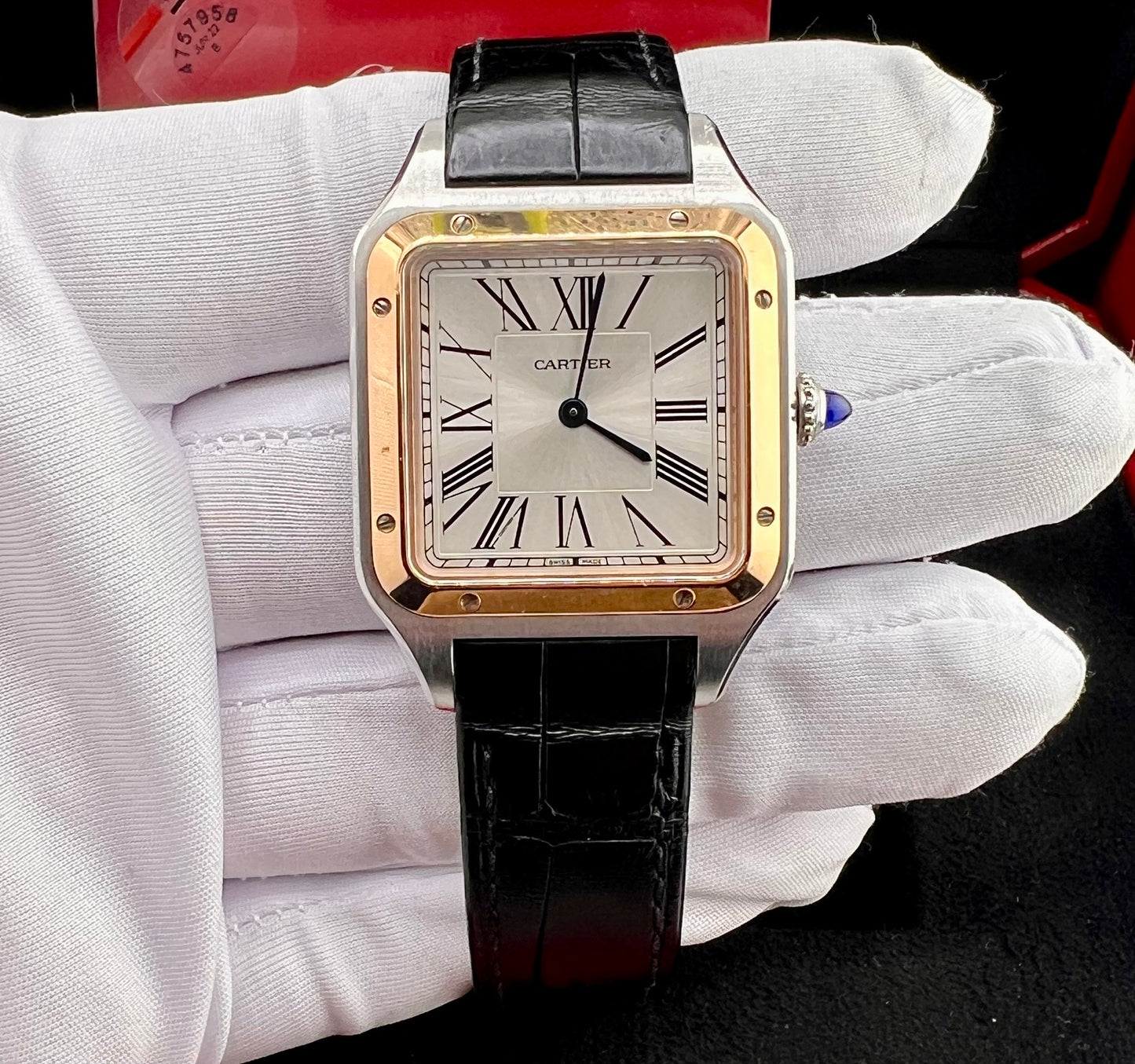 Cartier Santos Dumont W2SA0011 B&P 2020 43.5X31.4mm