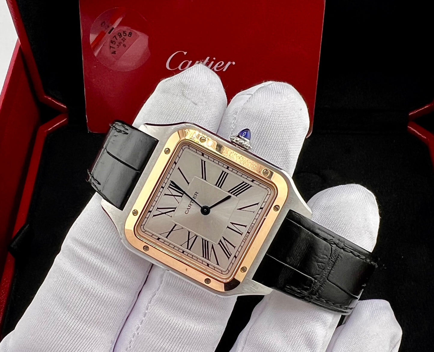 Cartier Santos Dumont W2SA0011 B&P 2020 43.5X31.4mm