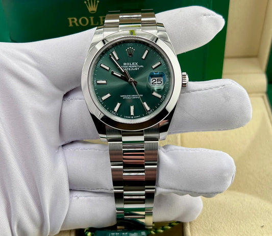 Rolex Datejust 41mm 126300 Mint Dial Oyster 2024