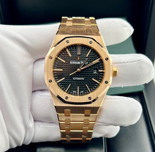 Audemars Piguet Royal Oak 15400OR Black Dial 2018 41mm full set