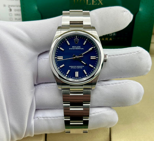 Rolex Oyster Perpetual 36mm 126000 Blue Dial 2025 NEW