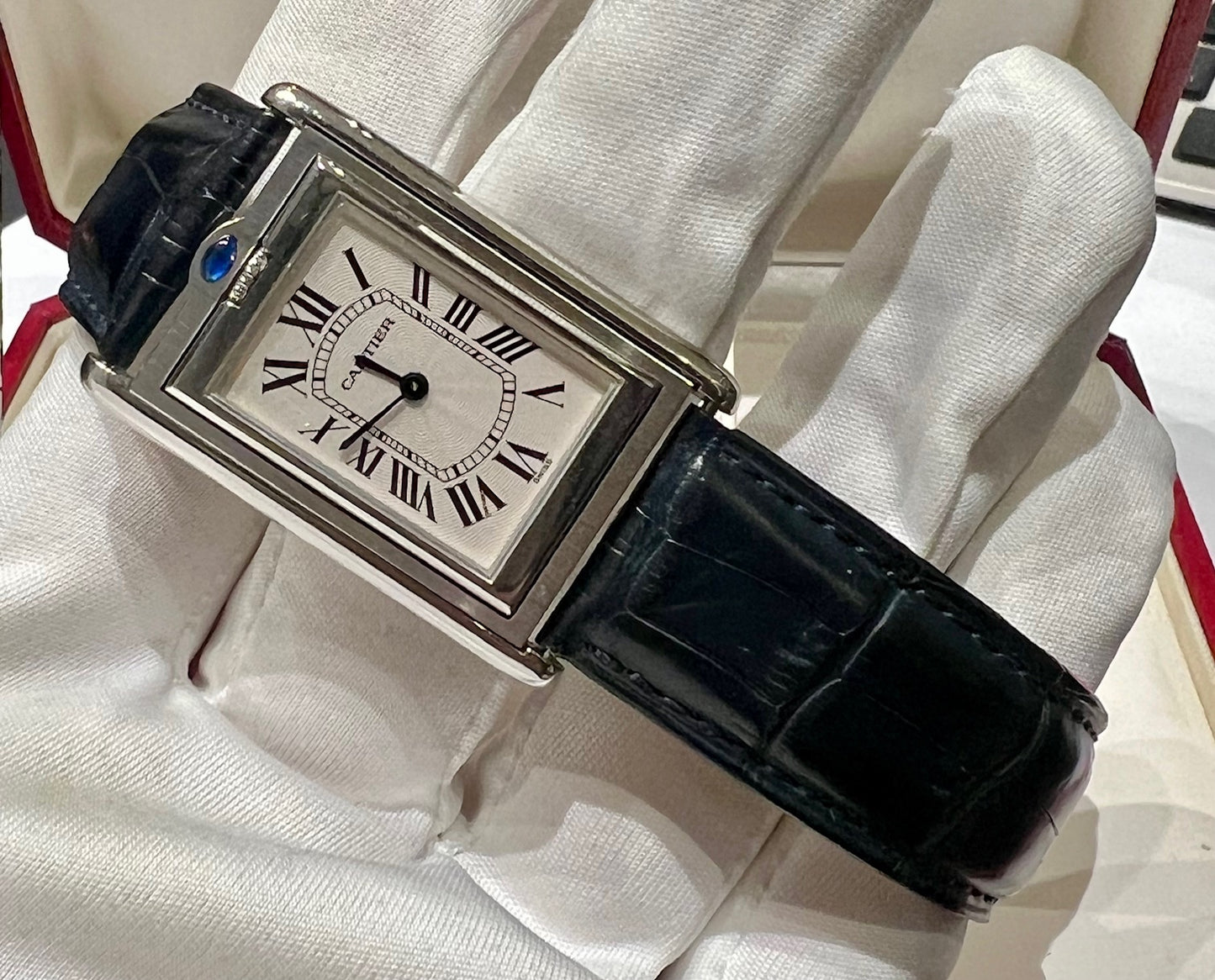 Cartier Tank Basculante 2390 25X38mm mecanique