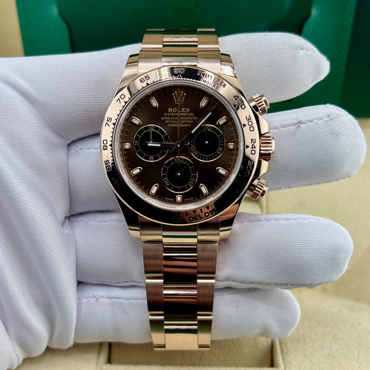 Rolex Daytona 116505 Rosegold Dial Chocolate 2023