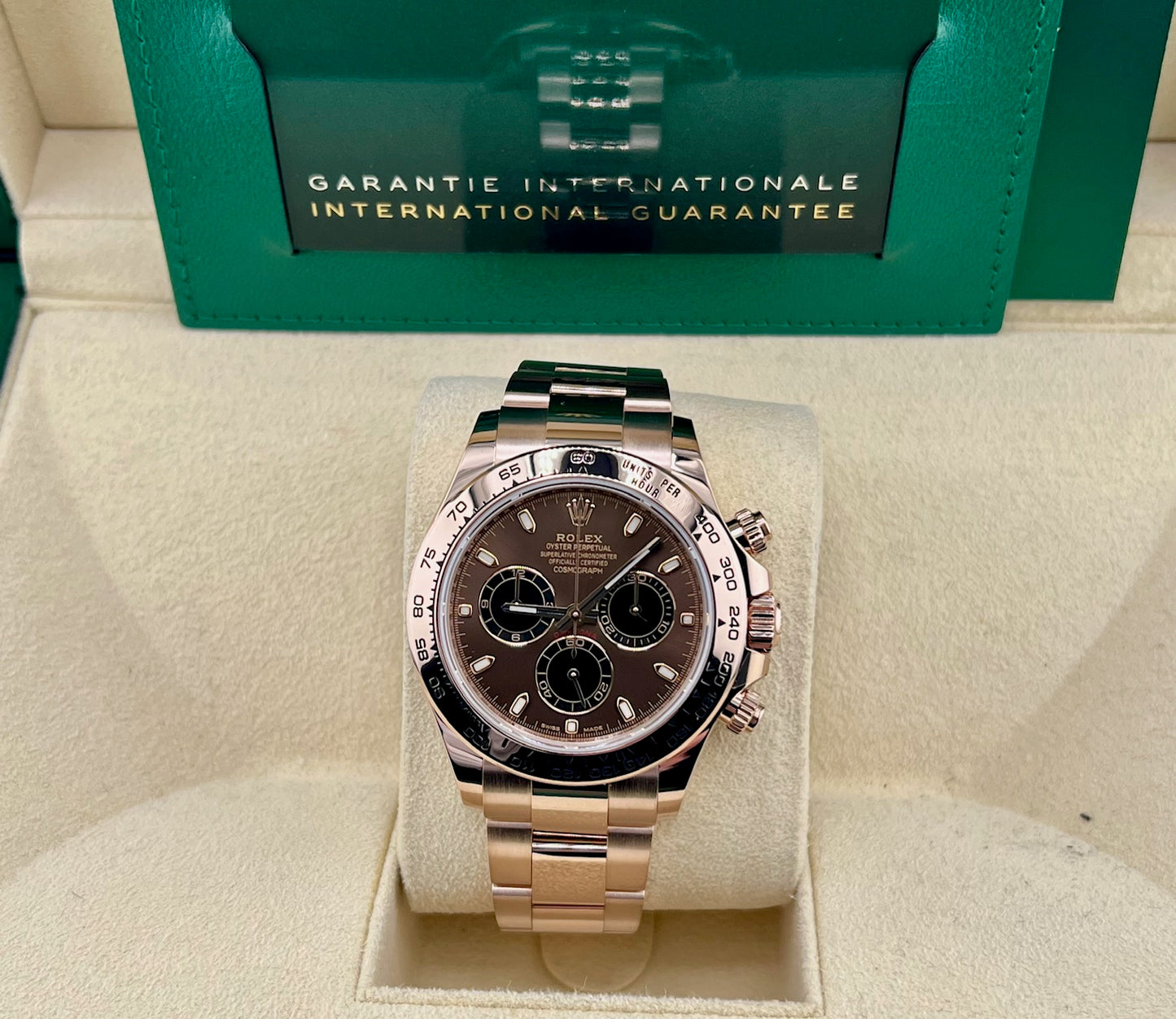 Rolex Daytona 116505 Rosegold Dial Chocolate 2023
