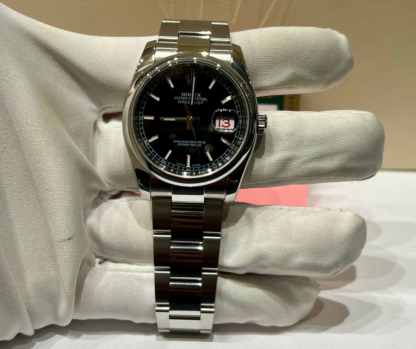 Rolex Datejust 36mm 116200 Black Dial 2008 no box rolex