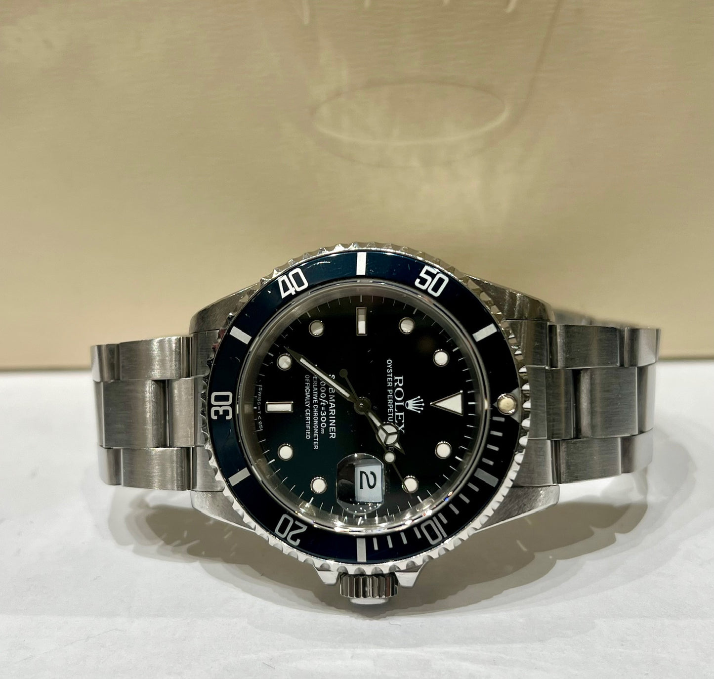 Rolex Submariner Date 16610 1990 40mm solo orologio only watch