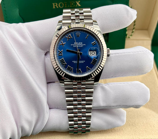 Rolex Datejust 41mm 126334 Blue Dial Jubilèe 2021