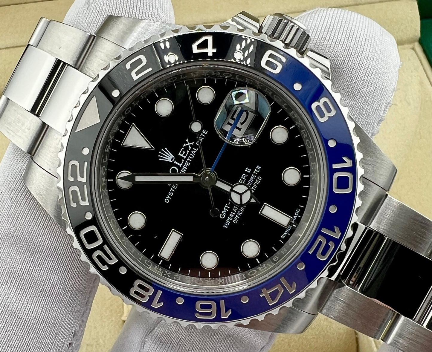 Rolex GMT-Master II "Batman" 116710BLNR 2016 CH Full Set
