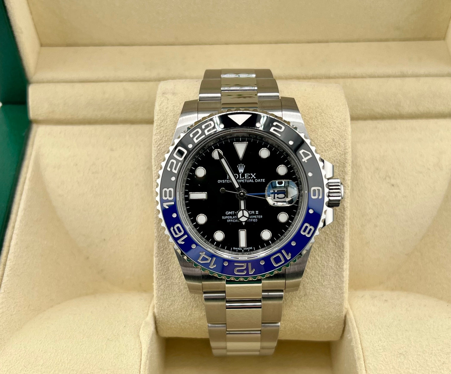 Rolex GMT-Master II "Batman" 116710BLNR 2016 CH Full Set