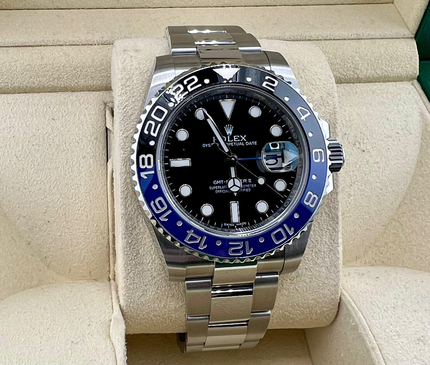 Rolex GMT-Master II "Batman" 116710BLNR 2016 CH Full Set