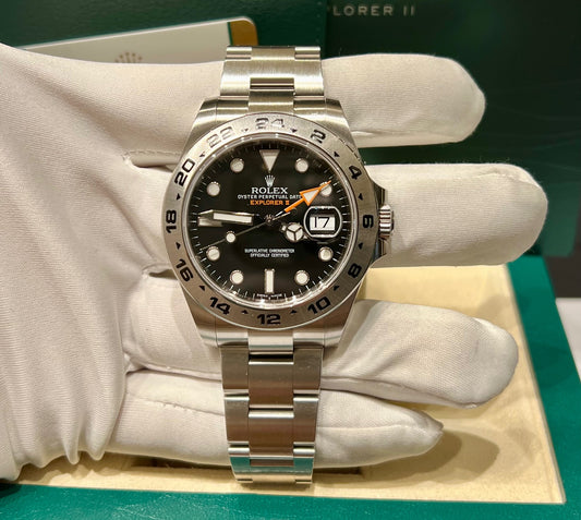 Rolex Explorer II 216570 42mm Black Dial 2015 Ita