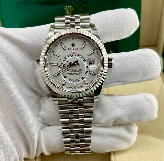 Rolex Sky-Dweller 326934 White Dial Jubilèe 2022 42mm