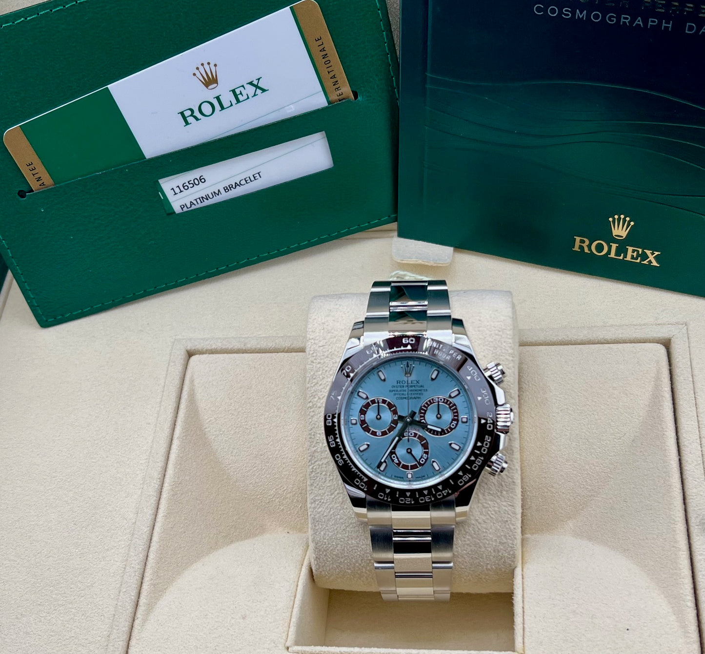 Rolex Daytona 116506 Platinum 2015 40mm Ita