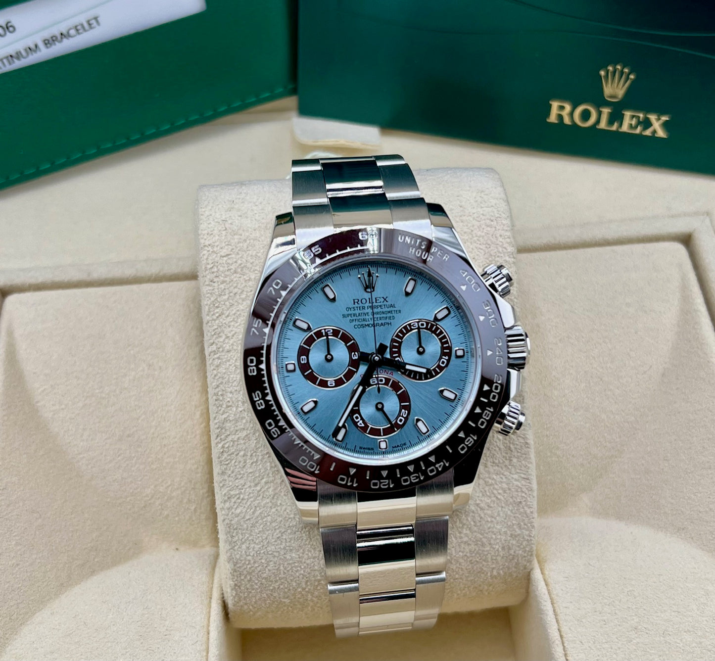 Rolex Daytona 116506 Platinum 2015 40mm Ita