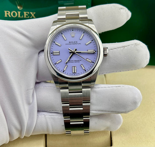 Rolex Oyster Perpetual Stainless Dial (2025) ''Lavanda'' NEW 134300 41mm