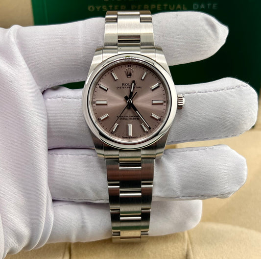 Rolex Oyster Perpetual 34mm 124200 Silver 2022 Full Set