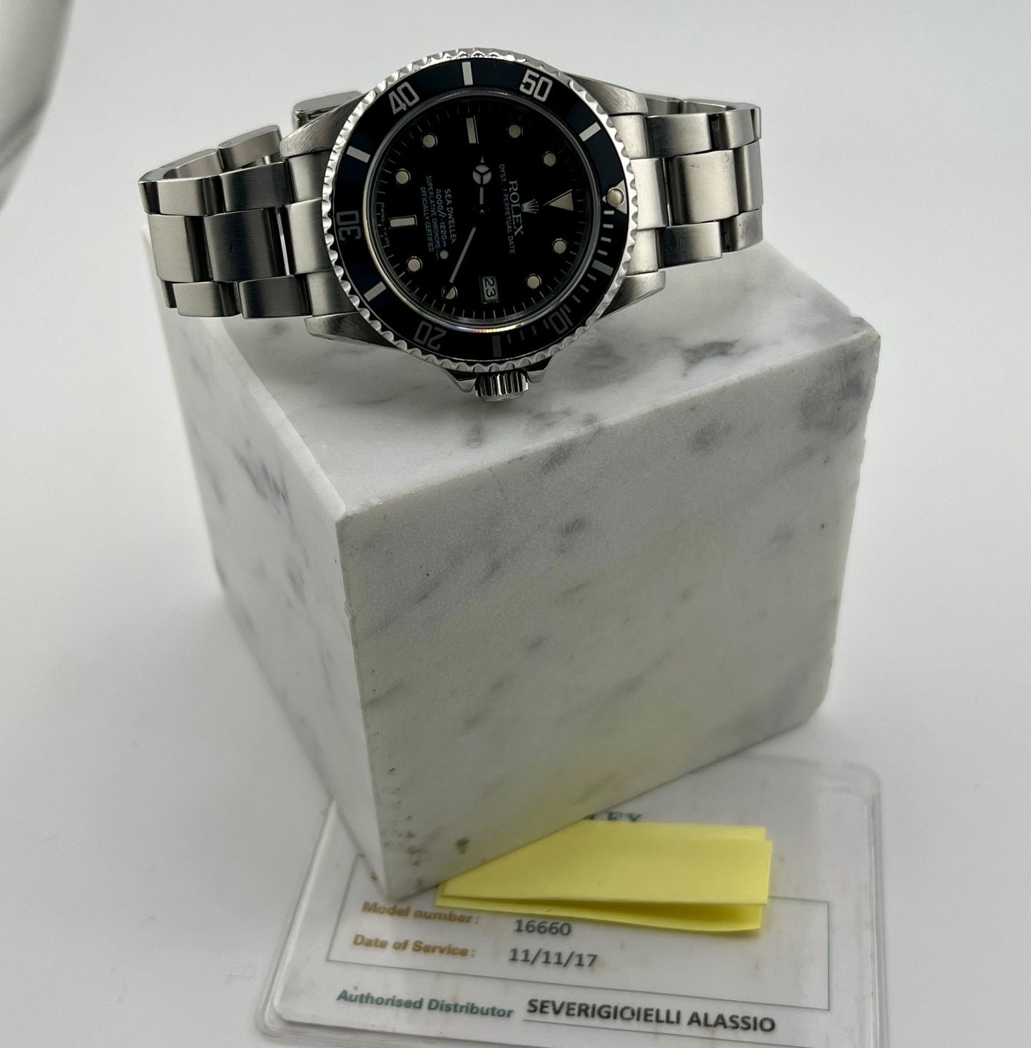 Rolex Sea-Dweller 16660 Triple Six ''Spyder Dial''1983 Service Rolex 2017