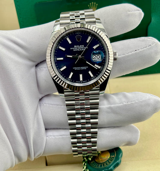 Rolex Datejust 41mm 126334 Blue Dial jubilèe 2025 NEW
