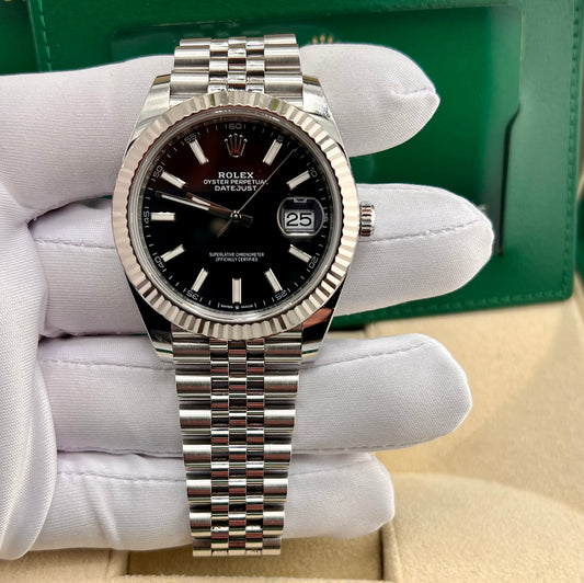 Rolex Datejust 41mm 126334 Black Dial 2021 Jubilèe