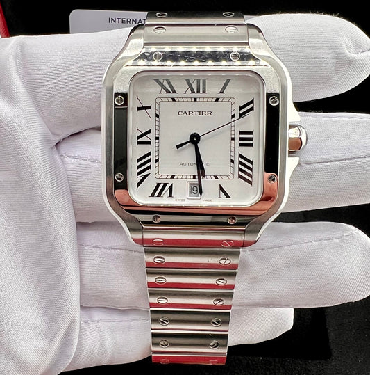 Cartier Santos De Cartier WSSA0018 White Dial 2023