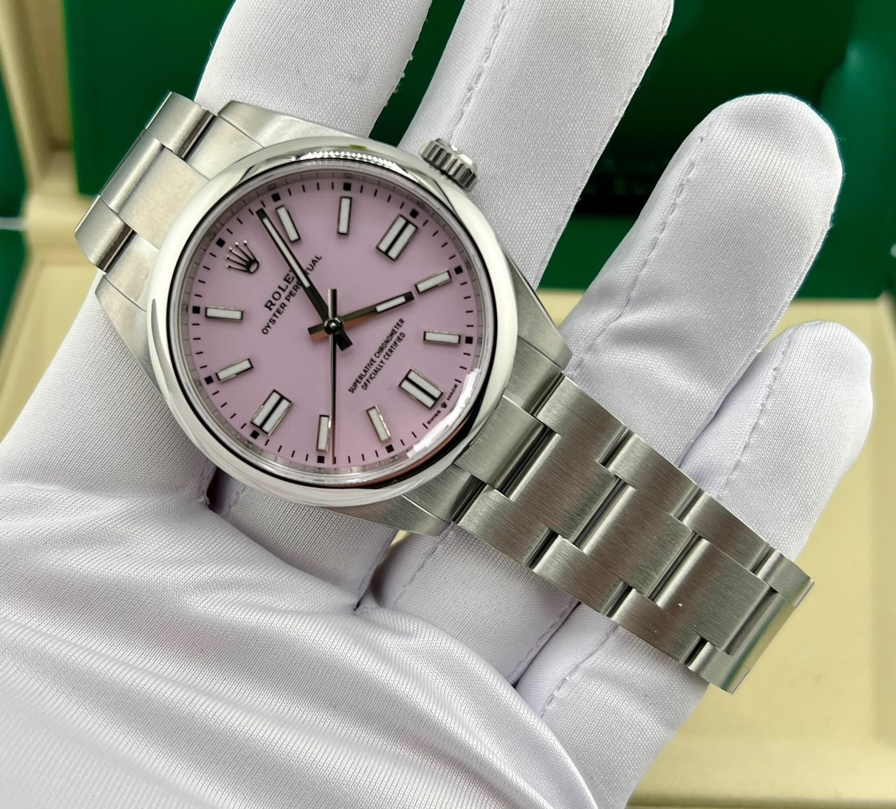 Rolex Oyster Perpetual Stainless Dial (2025) Candy NEW 134300 41mm