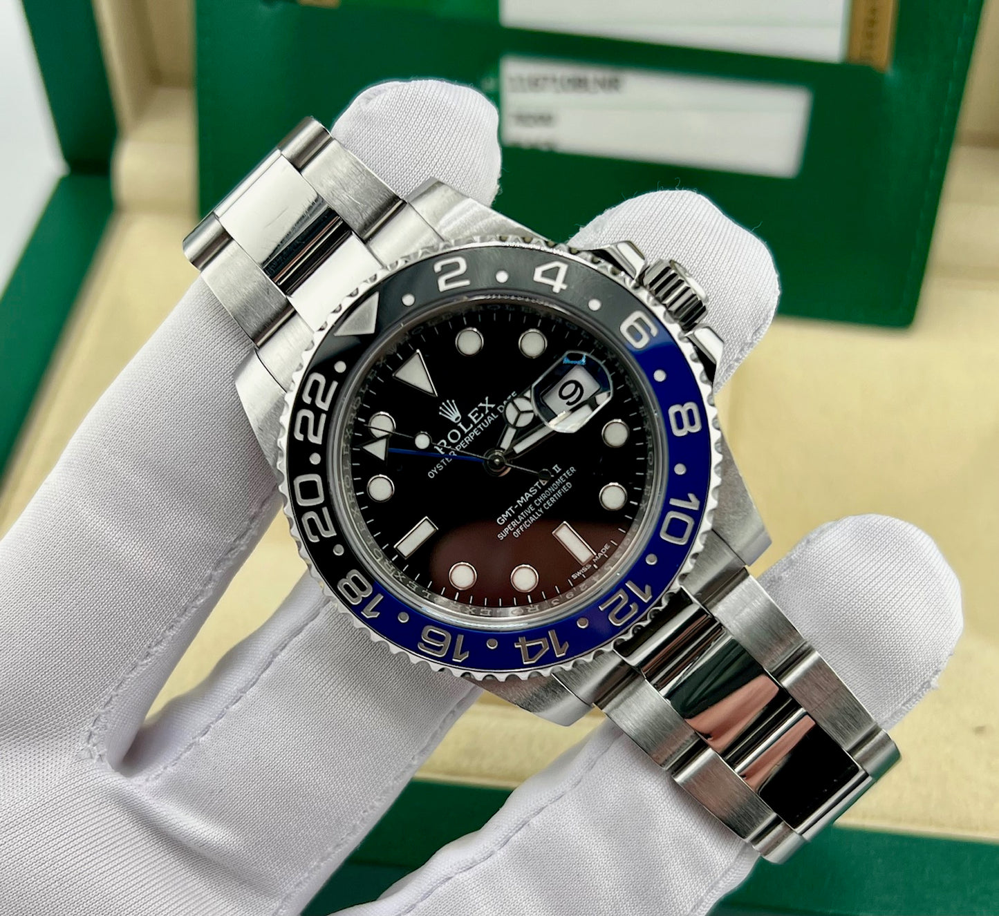 Rolex GMT-Master II "Batman" 116710BLNR 2016 ita