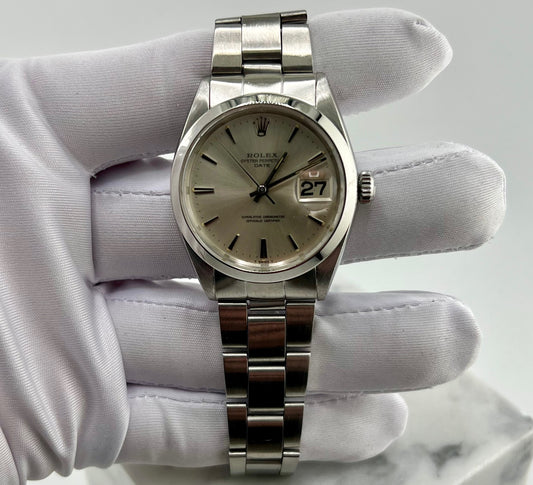 Rolex Oyster Perpetual Date 1500 34mm Plexy 1966 only watch