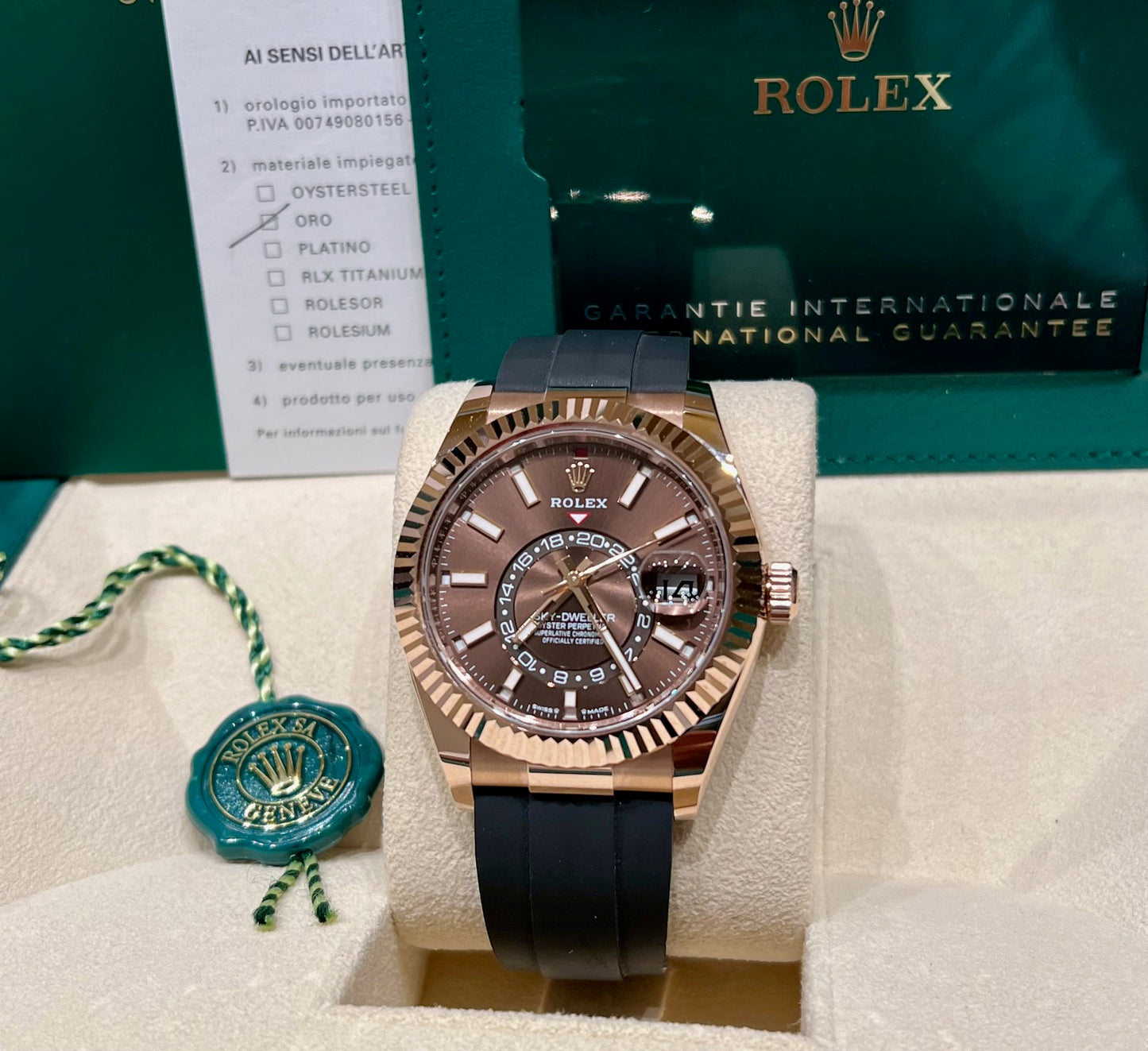 Rolex Sky-Dweller 336235 Chocolate   42mm