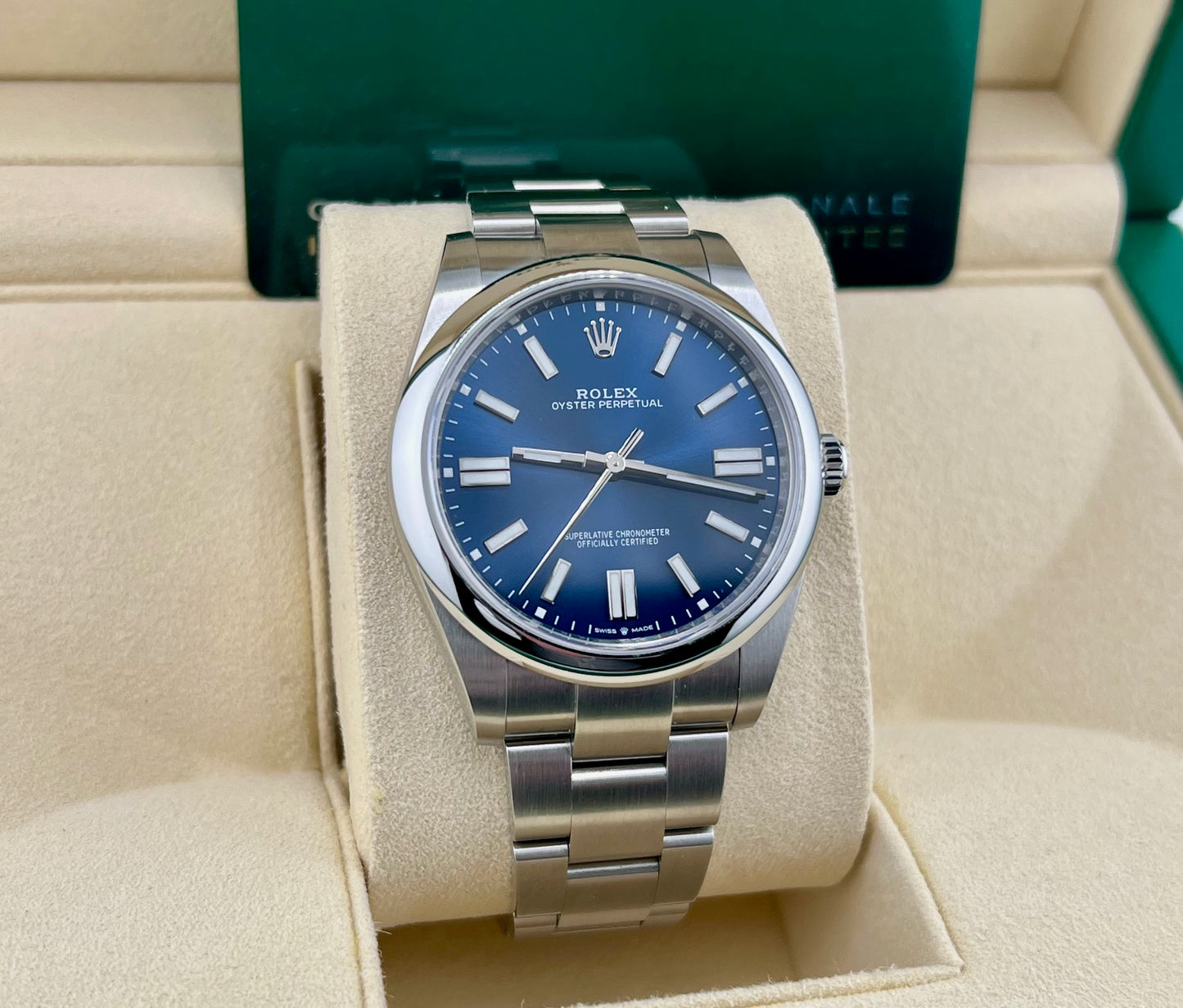 Rolex Oyster Perpetual 41mm 124300 Blue Dial 2024