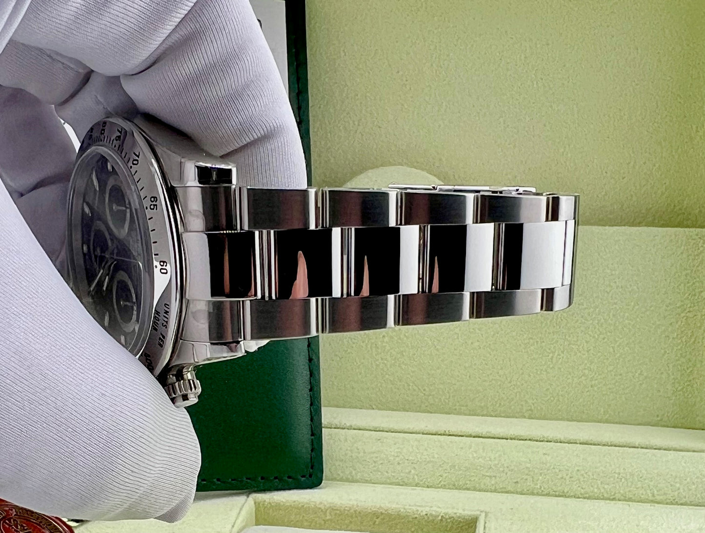 Rolex Daytona 116520 Black Dial 2006 NOS Full Set Full Stickers Ita