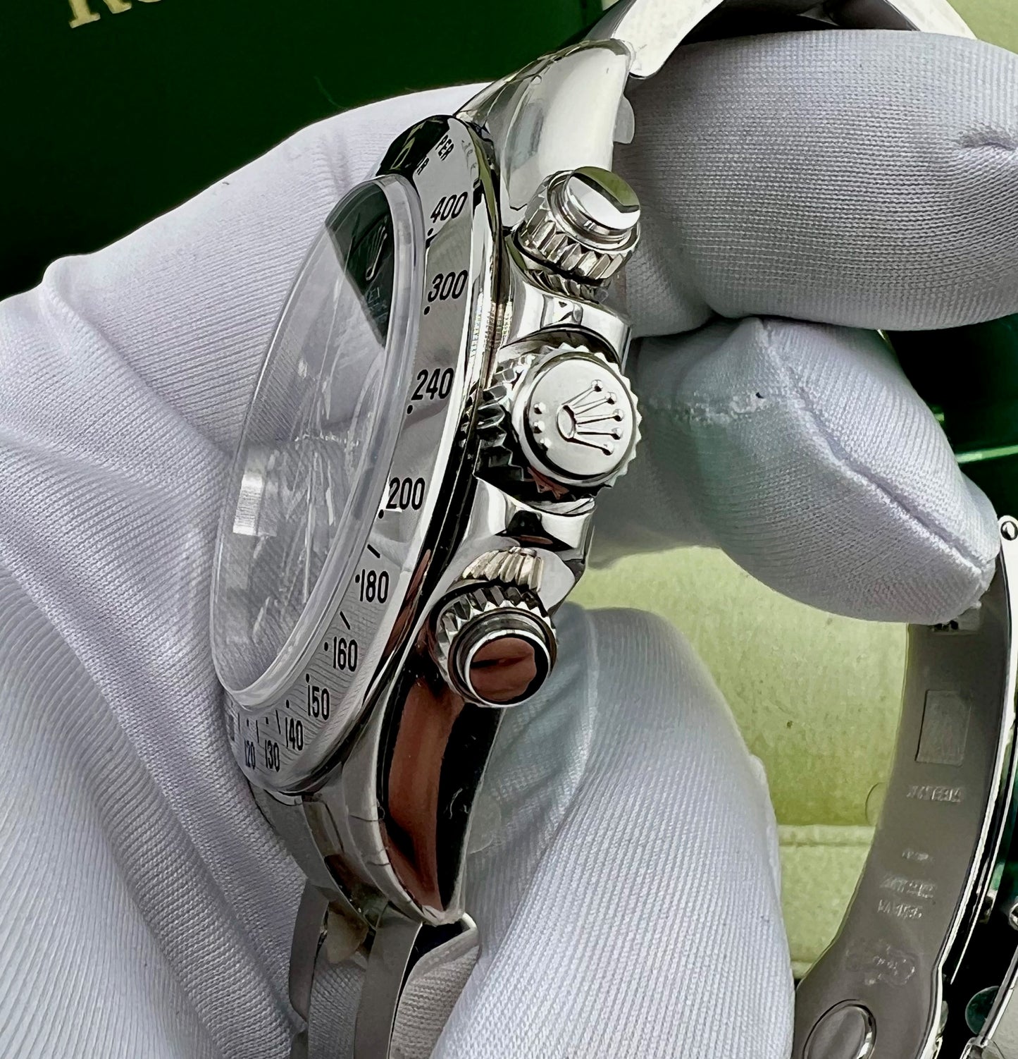 Rolex Daytona 116520 Black Dial 2006 NOS Full Set Full Stickers Ita