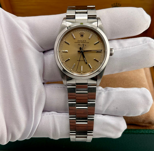 Rolex Air-King 14000 Champagne Dial 1996 No Paper Rolex