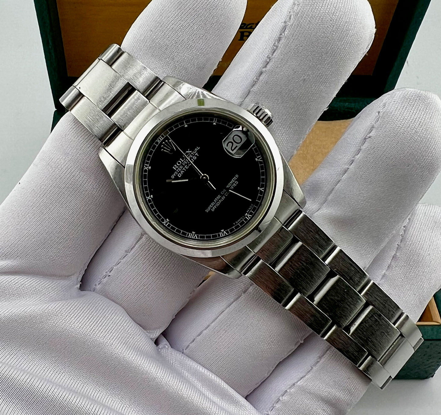 Rolex Datejust 31mm 68240 Black Dial 1992 No paper rolex