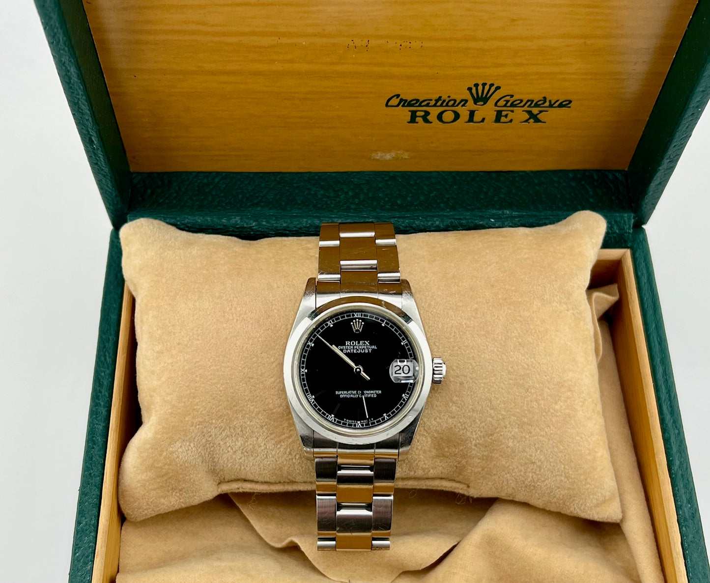 Rolex Datejust 31mm 68240 Black Dial 1992 No paper rolex