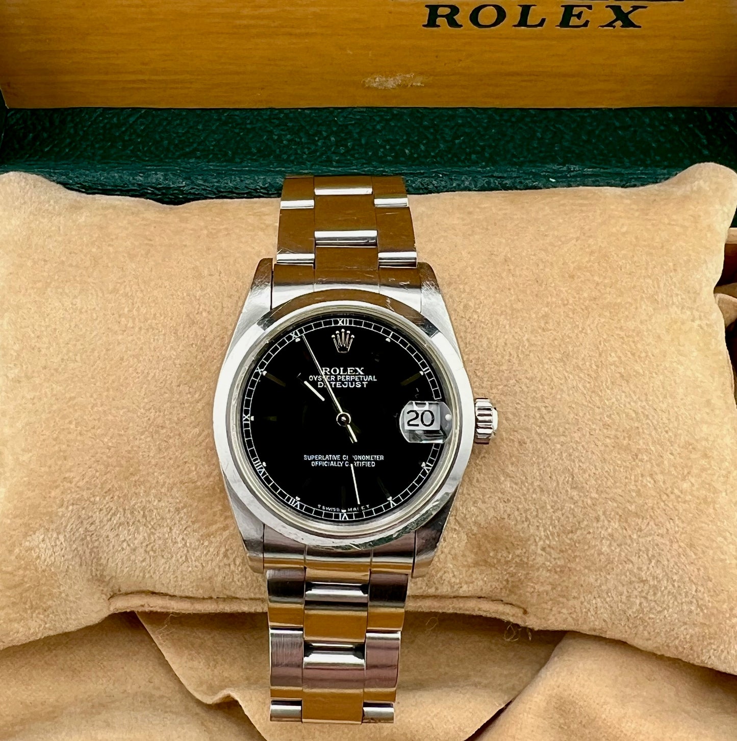 Rolex Datejust 31mm 68240 Black Dial 1992 No paper rolex