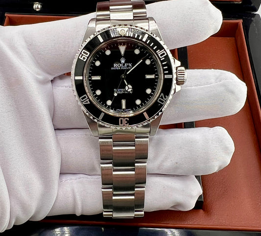 Rolex Submariner 14060 1996 No Paper No Box , Service Rolex 2007 , dial ''Swiss Made''