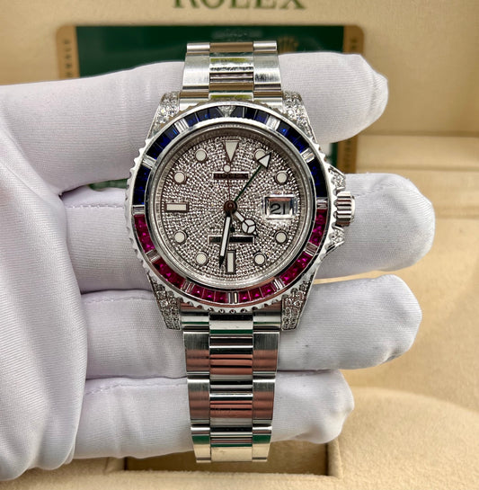 Rolex Gmt Master II 116710LN 2012 Custom Ice
