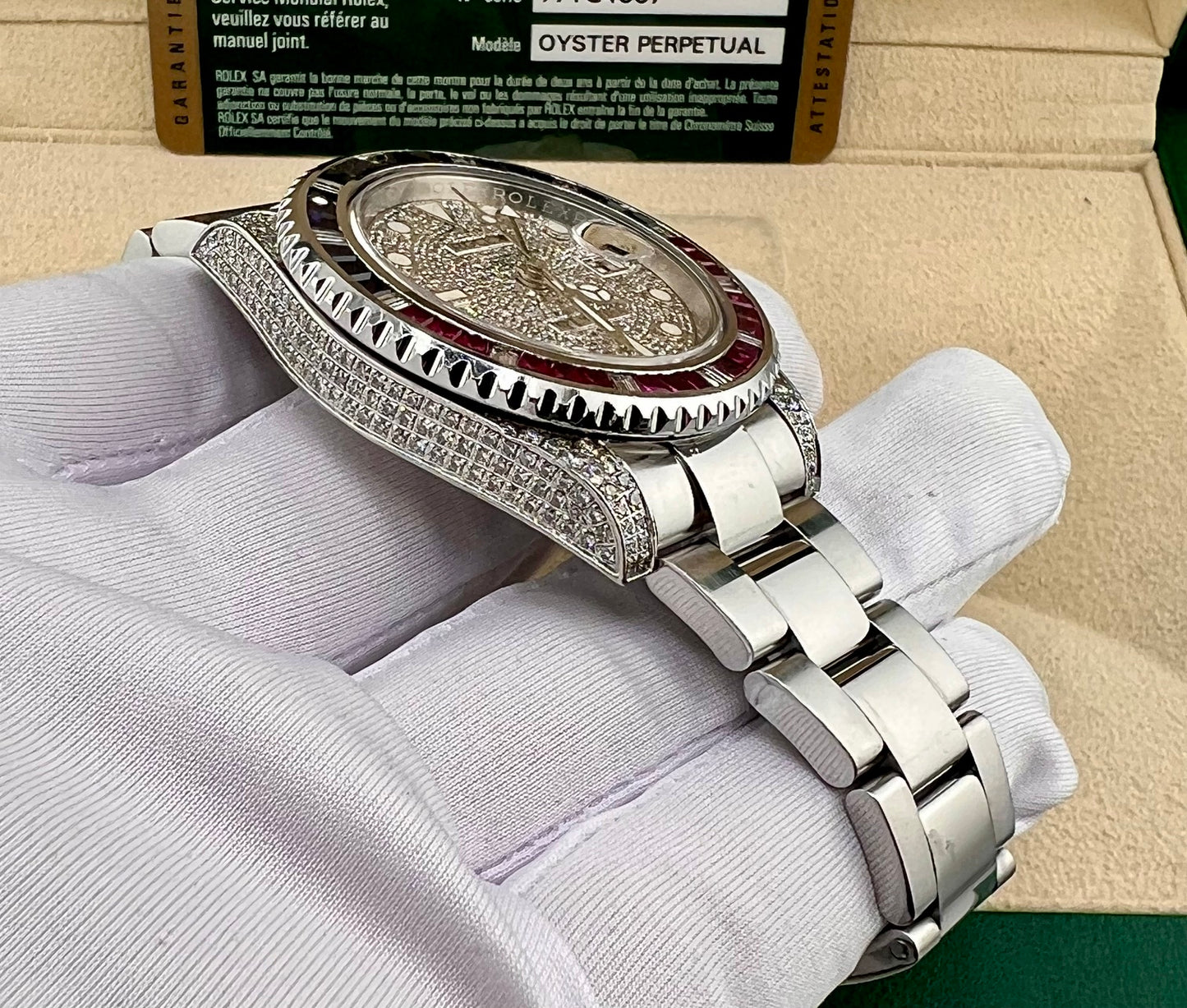 Rolex Gmt Master II 116710LN 2012 Custom Ice