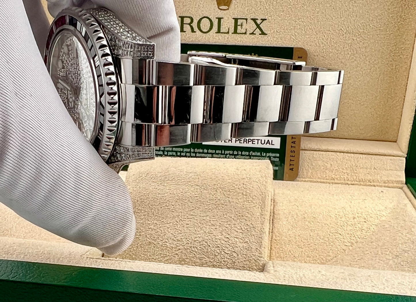 Rolex Gmt Master II 116710LN 2012 Custom Ice