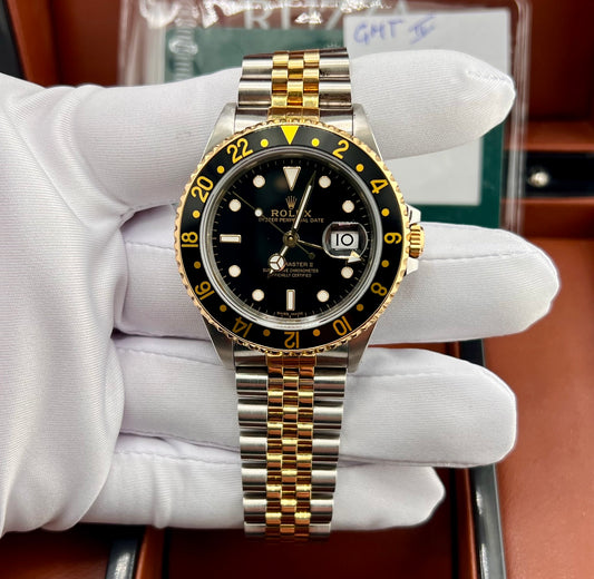 Rolex GMT-Master II 16713 Black Dial Jubilèe 1989 Service Rolex 2021 ''Dial SWISS MADE''